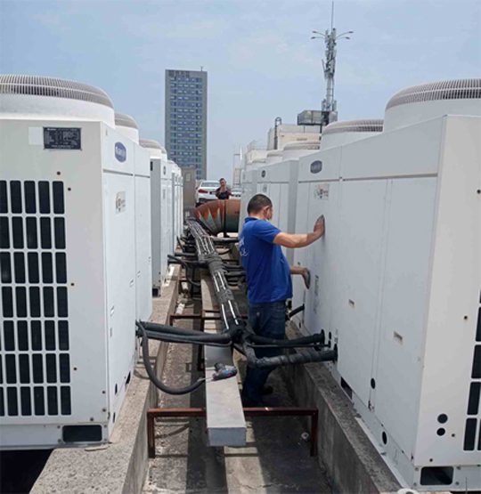 宁都中央空调制热和不制冷系统维修方法